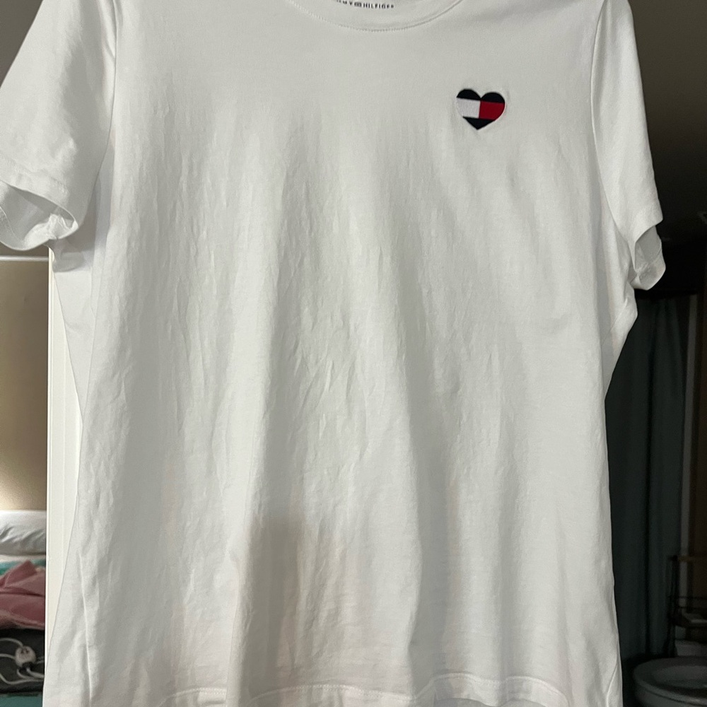 Tommy Hilfiger white poly t-shirt